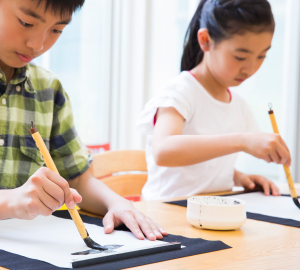 プリンス英米学院の書道