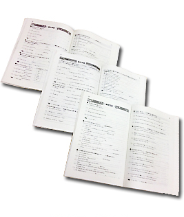 オリジナル教材の文法用テキスト