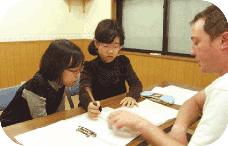 レッスンの流れ2　学年に応じた適切なレッスンの様子